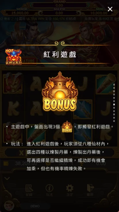 ATG電子孫行者紅利遊戲