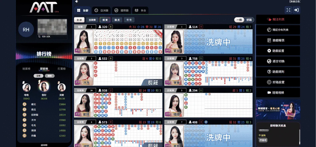MT真人百家樂大廳